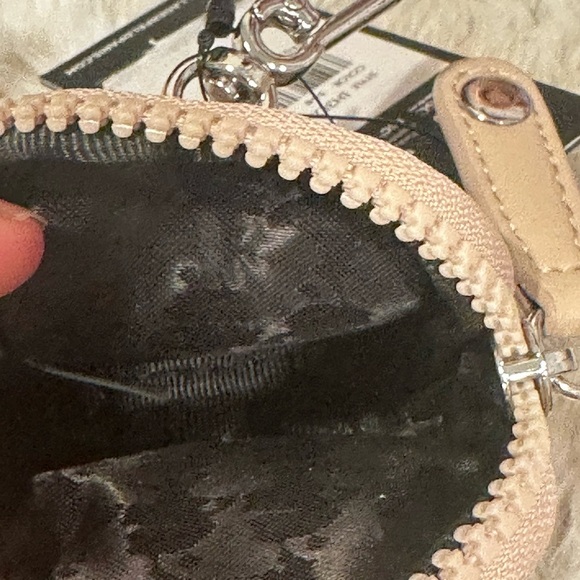 Karl Lagerfeld Quilted Keychain Pouch NWT - Picture 2 of 3